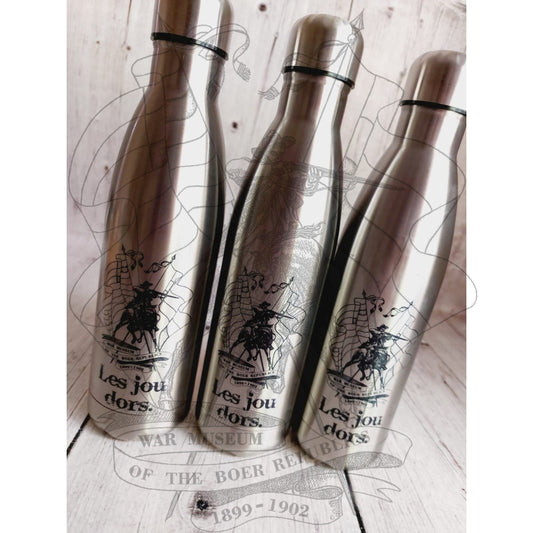 Silver Water Bottle  - Double Walled.