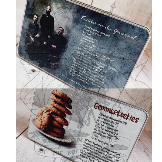 Cookie Tin with recipe